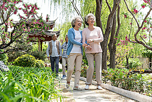 老年夫妻旅游