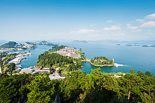 千島湖俯視圖
