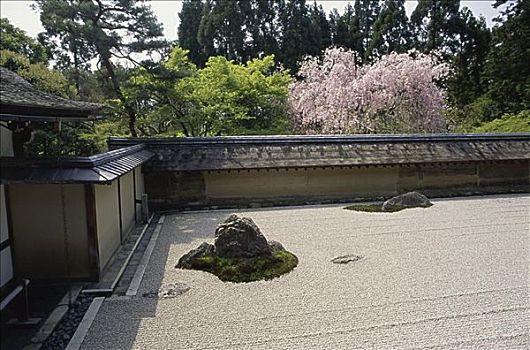 岩石花园,京都,日本