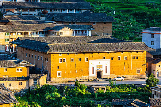 中国福建初溪客家土楼群