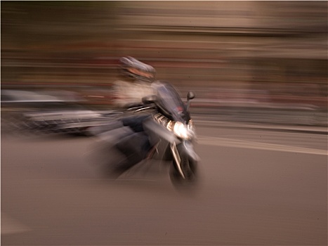 人,速度,摩托车,法国