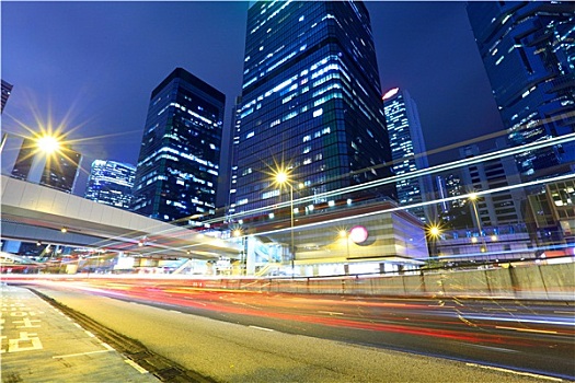 夜晚,交通,城市