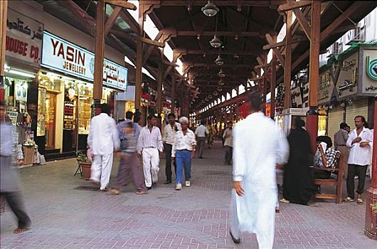 室内市场,露天市场,黄金,商贸,迪拜,阿拉伯半岛