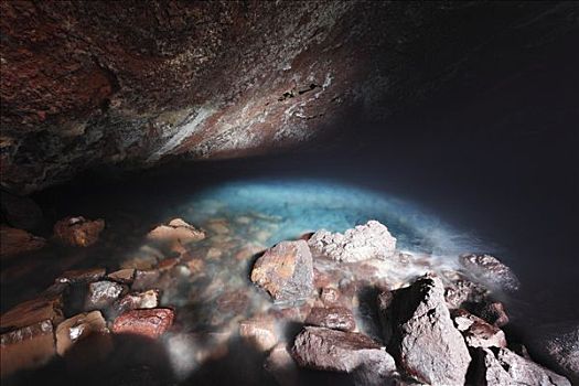 洞穴,干盐湖,帕尔玛,加纳利群岛,西班牙