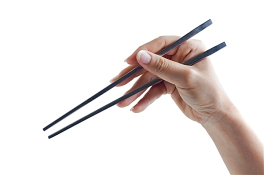 拿着,筷子