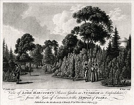 花园,1777年,艺术家