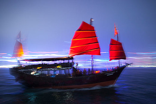 维多利亚港夜景