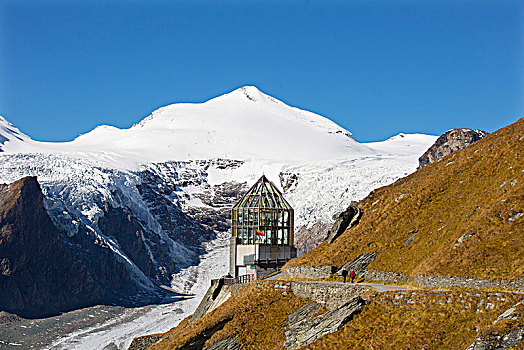 格洛克纳高高山道,奥地利,观测,雪冠