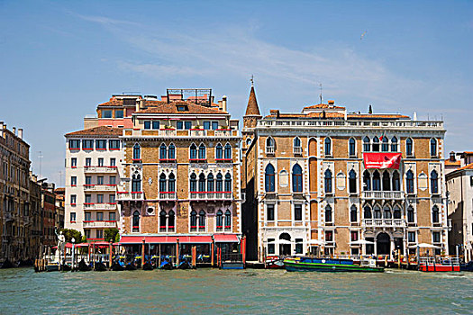 酒店,邸宅,上方,运河,大,威尼斯,意大利,欧洲
