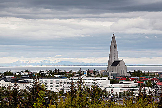 哈尔格林姆斯教堂,教堂,雷克雅未克,冰岛,欧洲