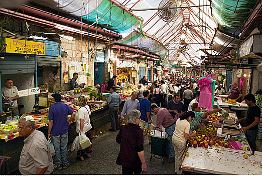 大棚市场,耶路撒冷,以色列