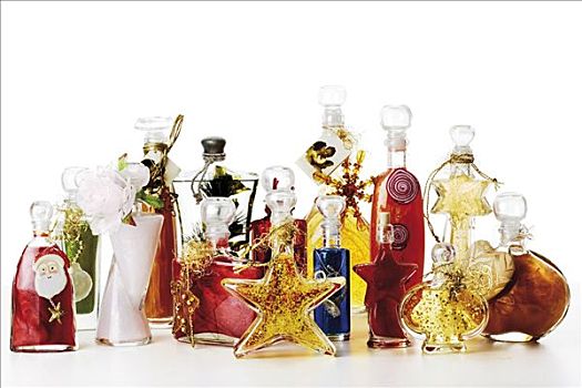 种类,化妆,礼物,瓶子,装饰,圣诞礼物