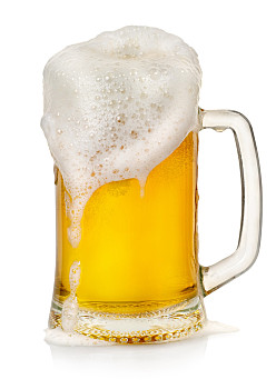 酒杯装啤酒的真实图片图片