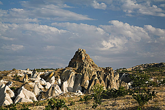 火山岩,卡帕多西亚,土耳其