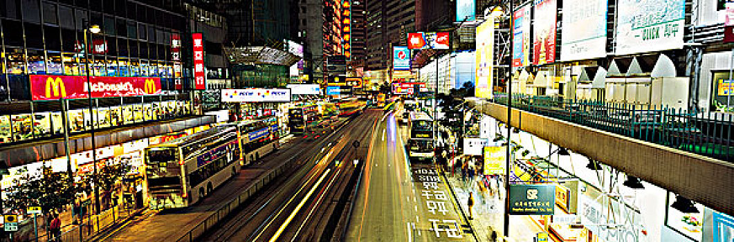 忙碌,道路,铜锣湾,香港