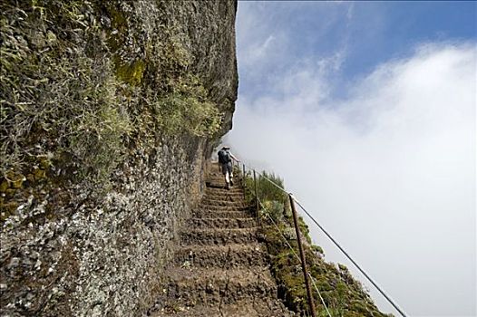 徒步旅行,马德拉岛,葡萄牙