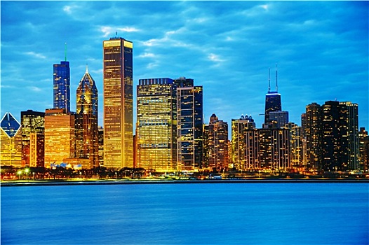 芝加哥,市区,城市