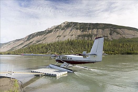 飞机,河,国家公园,自然保护区,加拿大西北地区,加拿大
