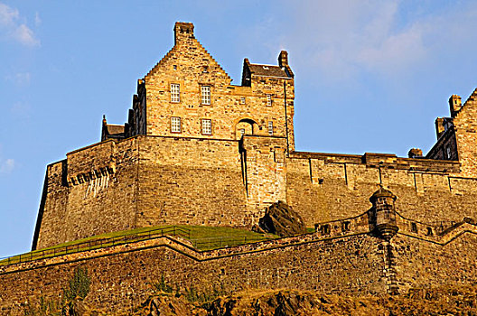爱丁堡城堡,中洛锡安郡,苏格兰,英国,欧洲