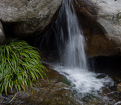 山涧溪水