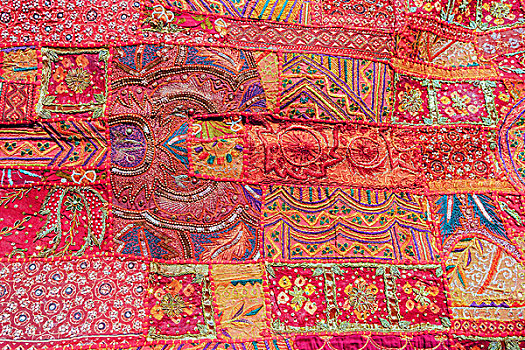 印度,拼合,地毯