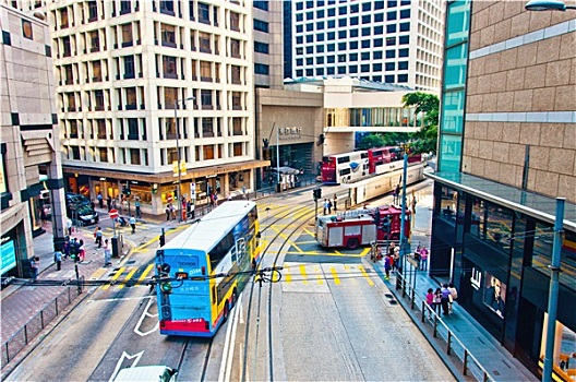 市中心,交通,城市生活,香港