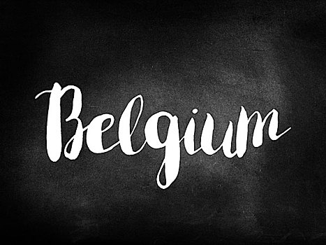 比利时,书写,黑板