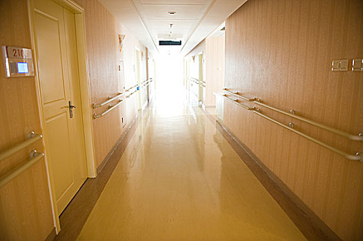 长,走廊,医院