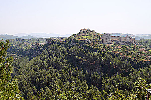 叙利亚拉塔基亚萨拉丁城堡-远观全景