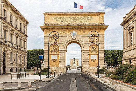 历史,凯旋门,蒙彼利埃,法国南部