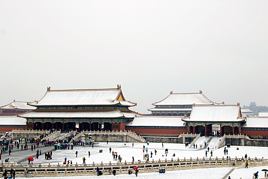 故宫博物院雪景