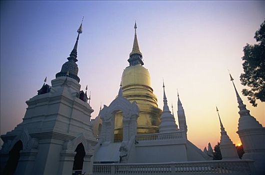 泰国,清迈,松达寺,日出