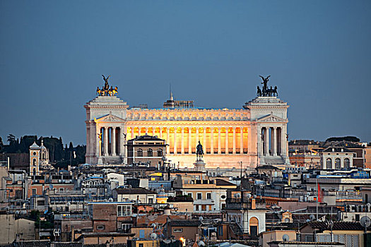 地标,古建筑,罗马,意大利,黄昏