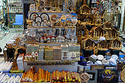 宗教,纪念品,市场,露天市场,老城,耶路撒冷,以色列,中东,亚洲