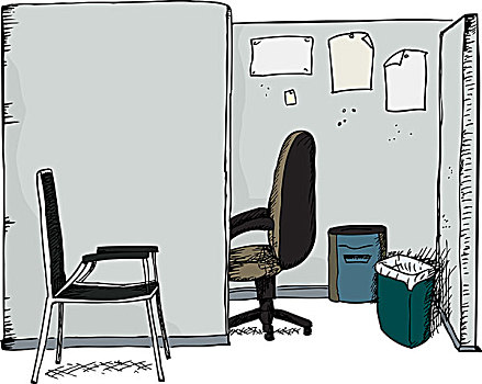 办公室,小间,椅子
