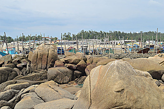 海边渔港