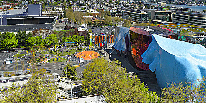 西雅图俯瞰流行文化博物馆
