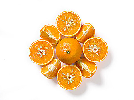 构图,橘子