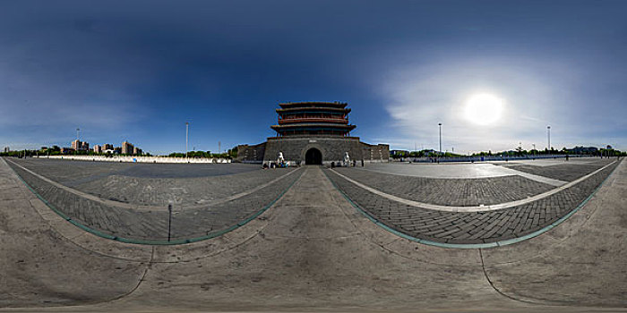 360vr,北京中轴线永定门