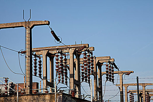 电,变电站,高压电塔