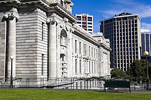 建筑,政府建筑,国会大厦,惠灵顿,北岛,新西兰