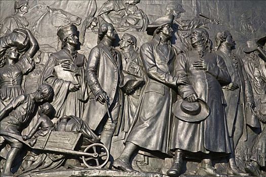 乔治华盛顿纪念碑,椭圆,费城,宾夕法尼亚,美国