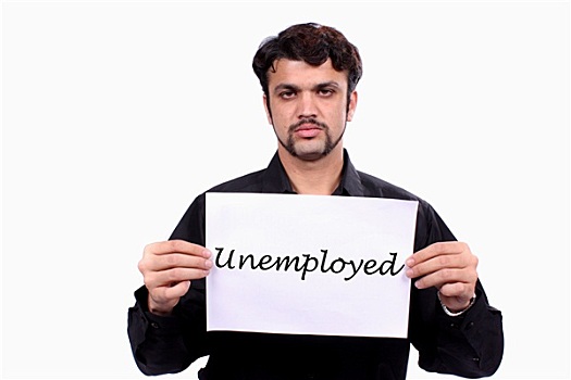 失业,印度,男人
