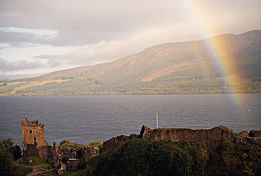 苏格兰,高地,城堡,大幅,尺寸