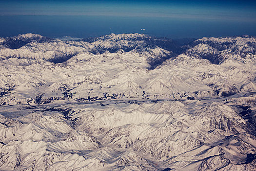 山脉,高度,风景,飞机