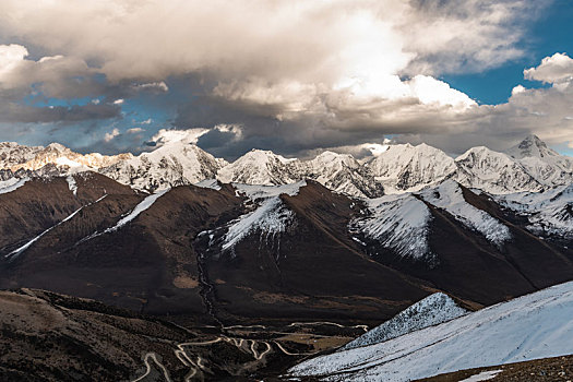 贡嘎雪山