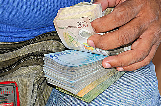 科多巴,货币,钱,改变者,尼加拉瓜,中美洲