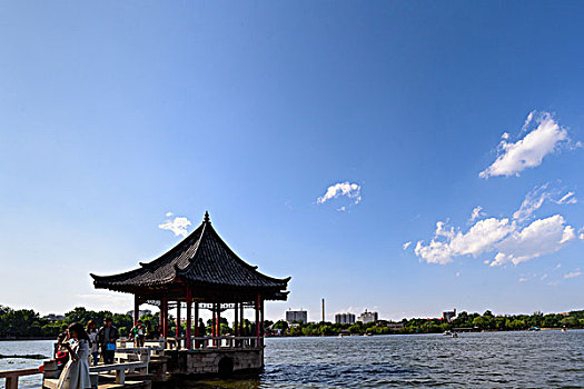 济南大明湖景观