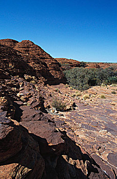 岩石构造,风景,国王峡谷,国家公园,北领地州,澳大利亚