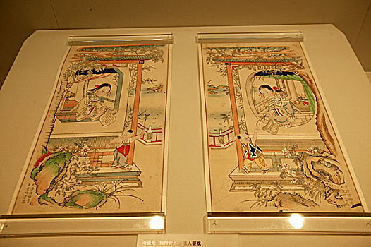 天津文化中心,天津博物馆,字画